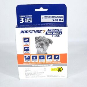 Pro Sense 7 Advanced 3 Month Supply 11-32 lb Dog Topical Flea & Tick Treatment